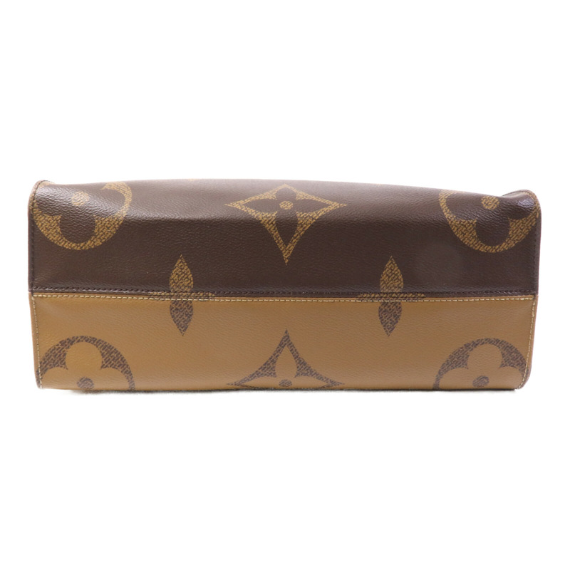 LOUIS VUITTON Monogram Giant On The Go MM金扣手挽肩背兩用袋-3