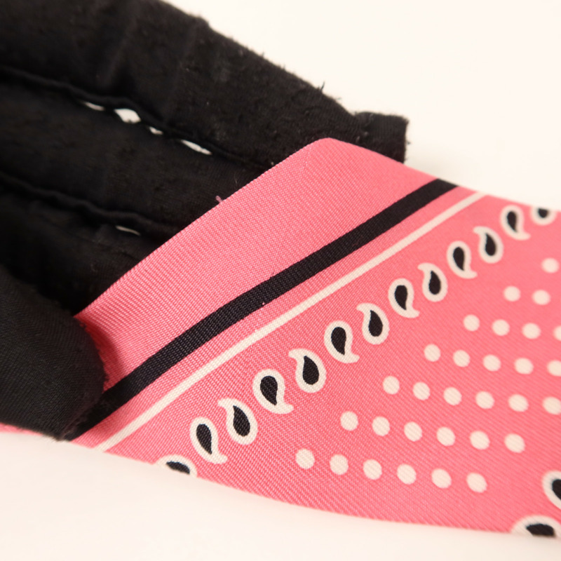 HERMES 絲質Twilly絲巾-11