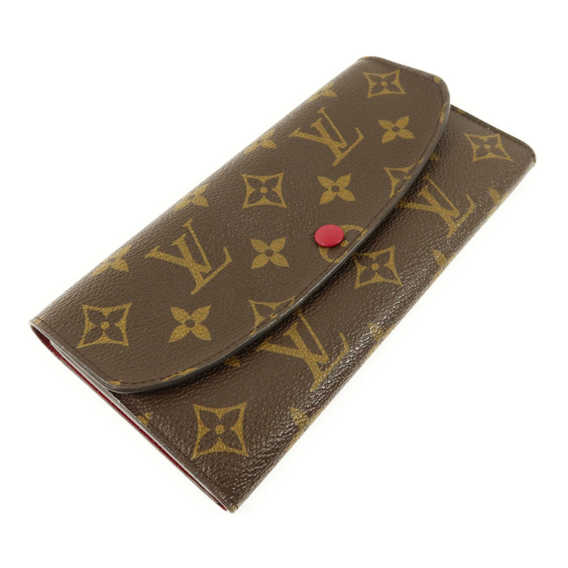 LOUIS VUITTON Monogram Sarah金扣長錢包-2