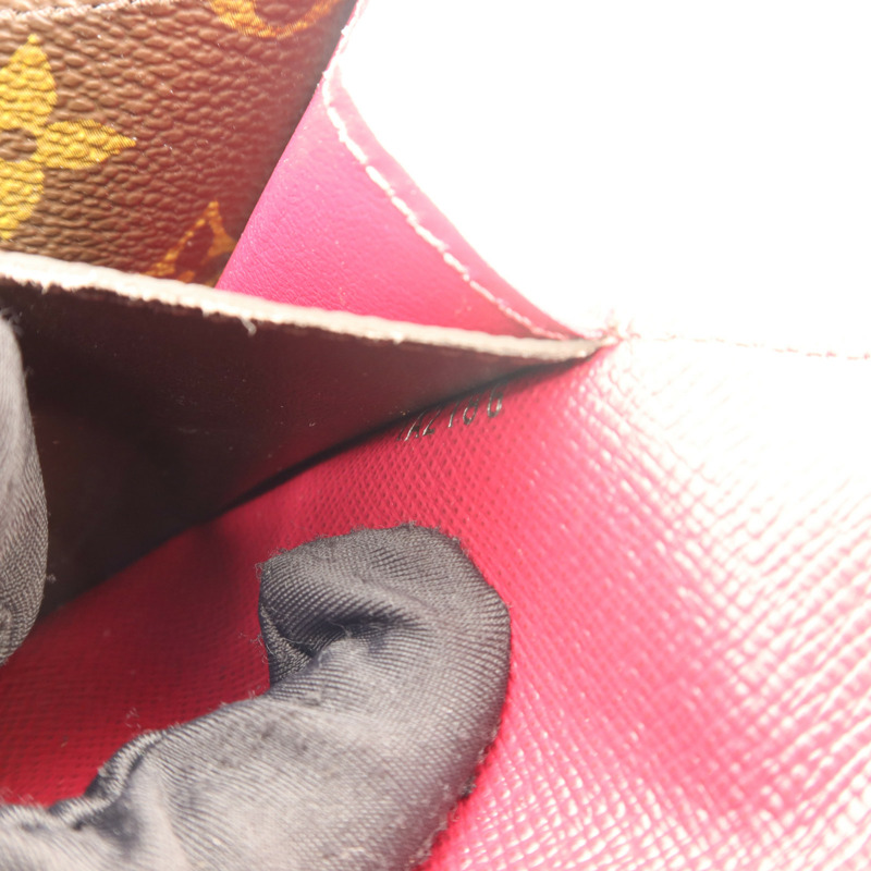 LOUIS VUITTON Monogram Sarah金扣長錢包-6