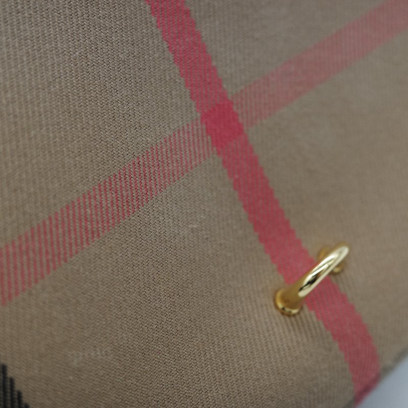 (🈶️購買憑證)Burberry 博柏利 英倫格紋 藍色牛皮 斜挎包 郵差包-18