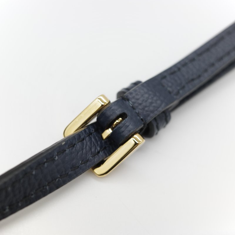 (🈶️購買憑證)Burberry 博柏利 英倫格紋 藍色牛皮 斜挎包 郵差包-30