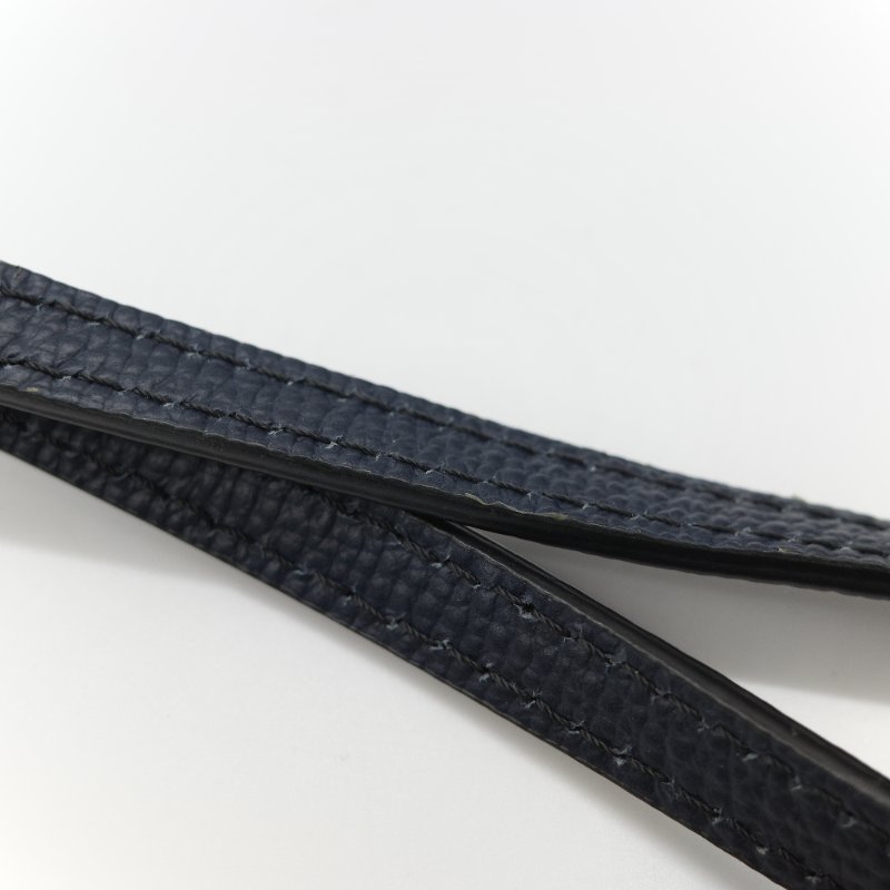 (🈶️購買憑證)Burberry 博柏利 英倫格紋 藍色牛皮 斜挎包 郵差包-31