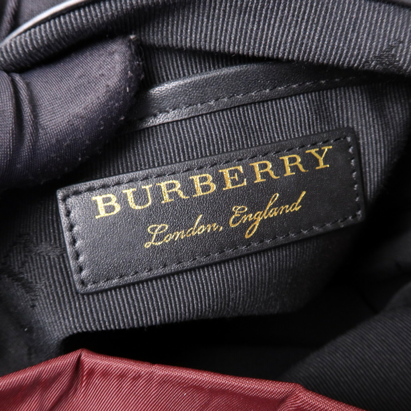 BURBERRY 尼龍Backpack金扣背包-5