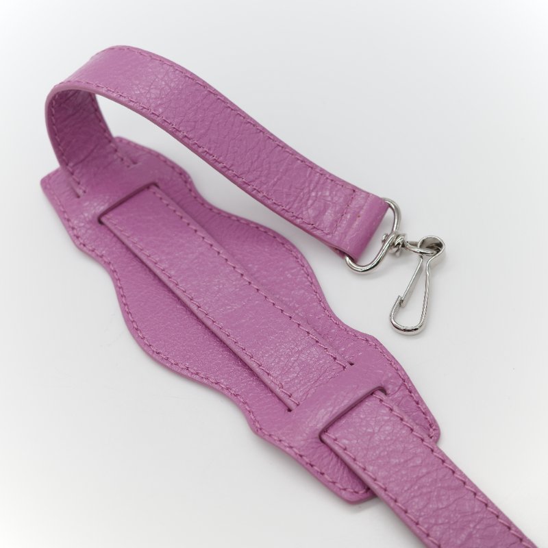 Balenciaga 巴黎世家 Classic Bag 經典機車包 粉紫色 皮革 銀扣 手提包 斜挎包-44