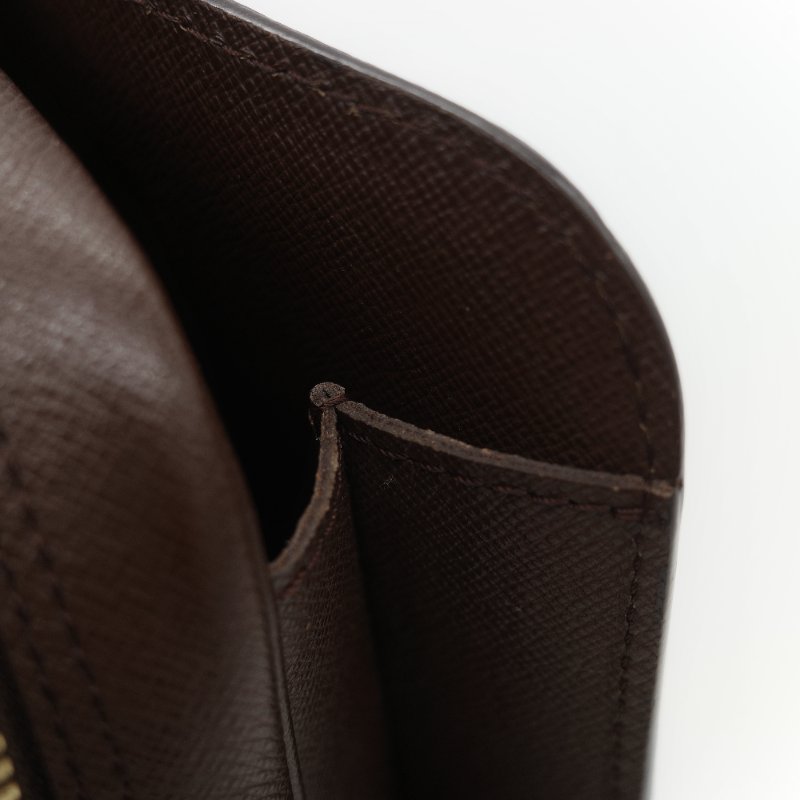 Louis Vuitton 路易威登 Triana 棕色 Damier Ebene 棋盤格紋 帆布 手提包-11