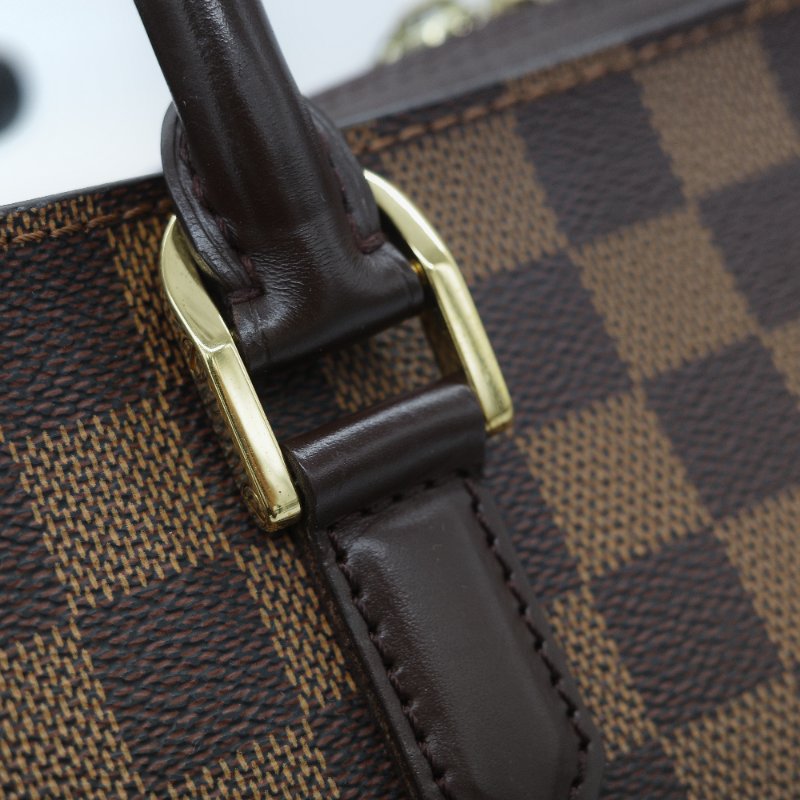 Louis Vuitton 路易威登 Triana 棕色 Damier Ebene 棋盤格紋 帆布 手提包-14