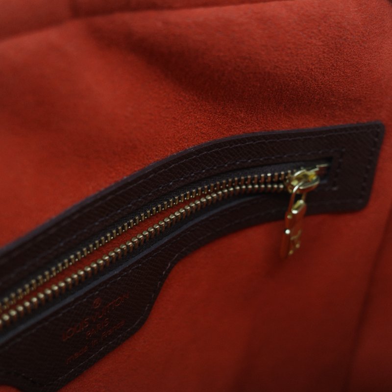 Louis Vuitton 路易威登 Triana 棕色 Damier Ebene 棋盤格紋 帆布 手提包-19