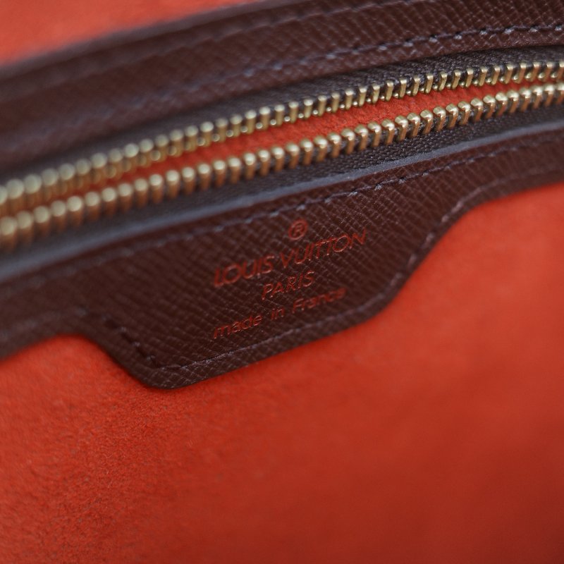 Louis Vuitton 路易威登 Triana 棕色 Damier Ebene 棋盤格紋 帆布 手提包-21
