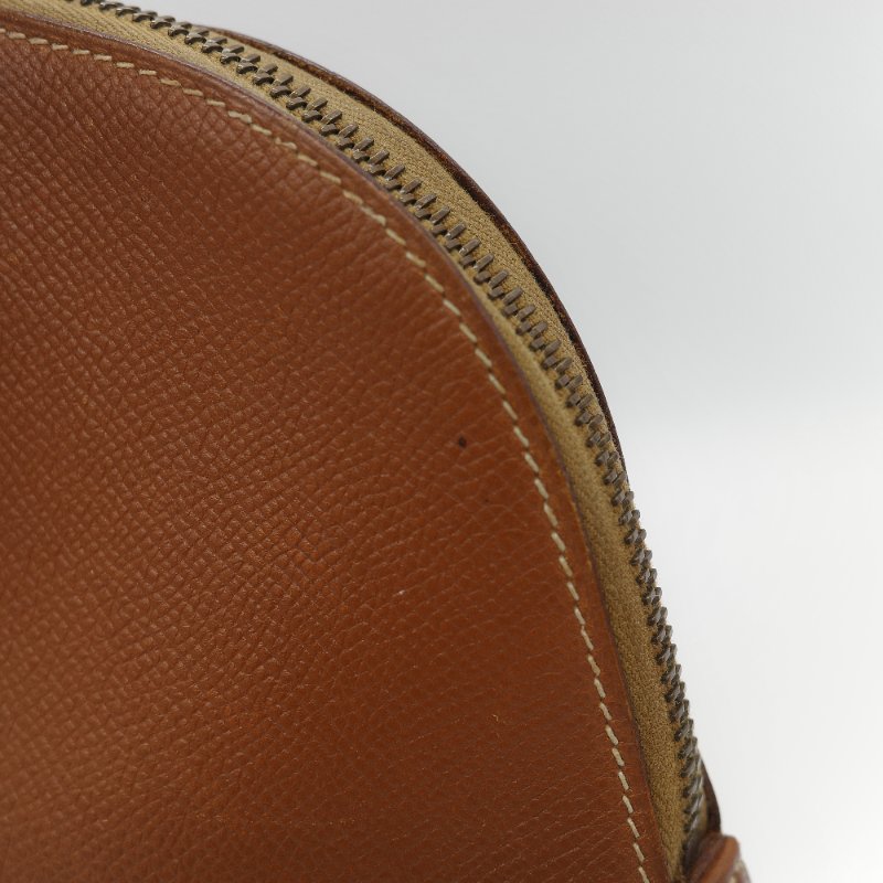 Hermes 愛馬仕 Bolide 35 棕色 牛皮 手提包 肩背包 側背包 保齡球包-22