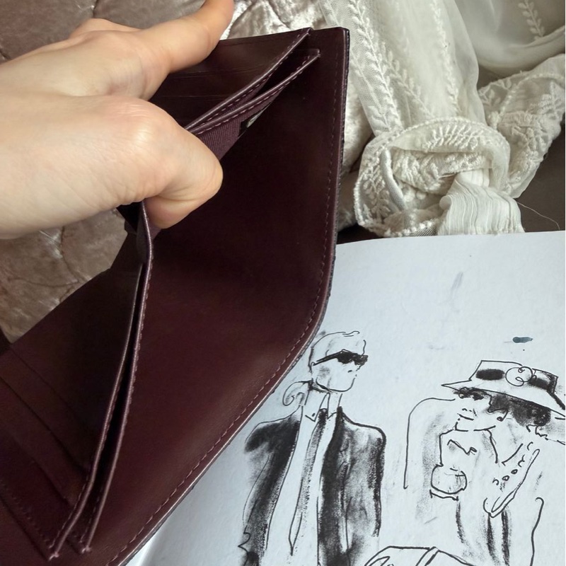 香奈兒黑荔枝經典雙c 三折短夾 經典款 男生 女生 chanel caviar black short wallet-20