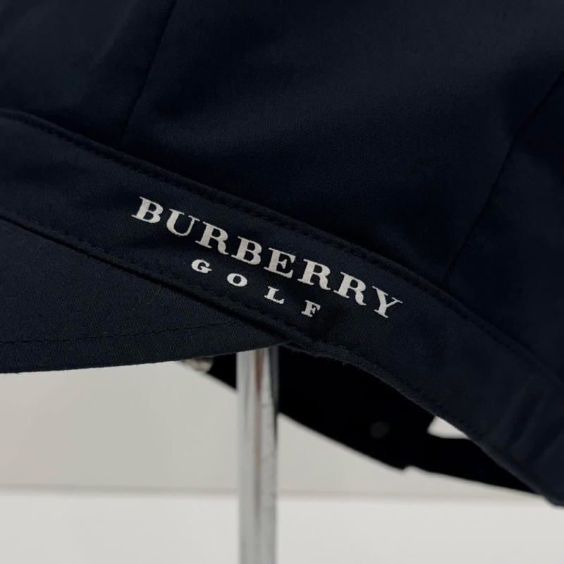 BURBERRY GOLF 黑色字母扣環帽-3
