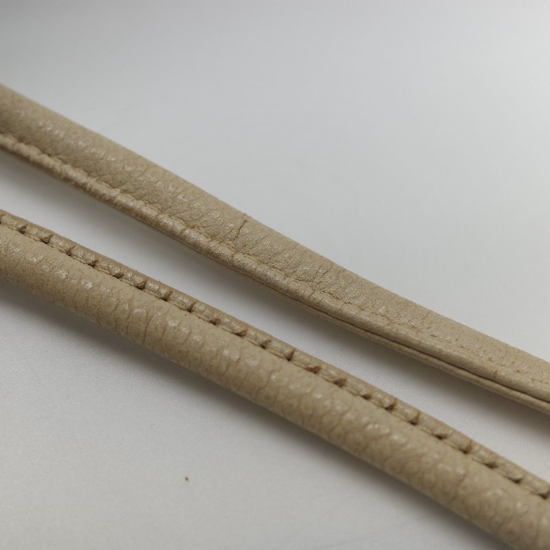 Chanel 香奈兒 CC Logo 粒面牛皮 雙金球 中古 奶白色 水桶包 斜挎包-18