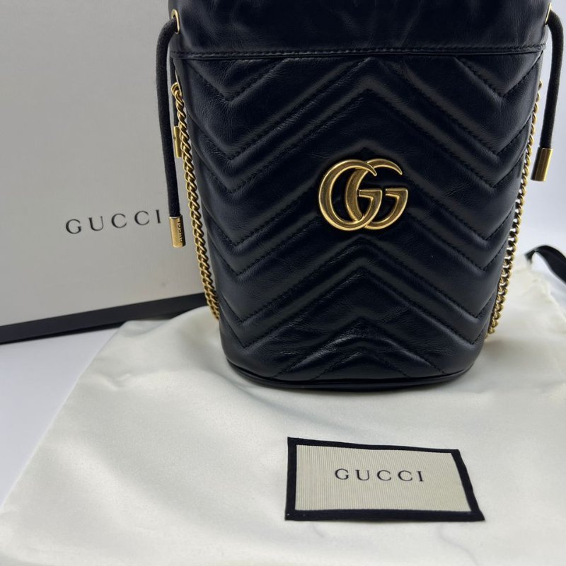 Gucci GG Marmont 迷你水桶包-1