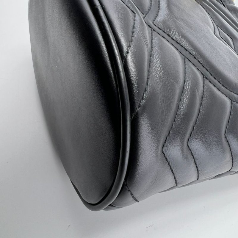 Gucci GG Marmont 迷你水桶包-8