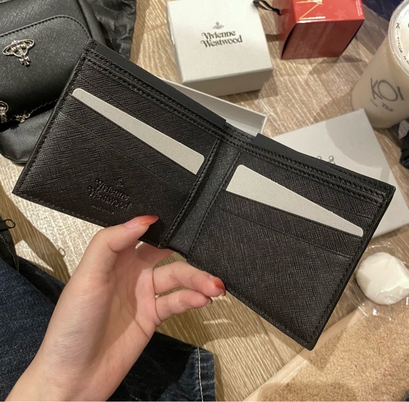 Vivienne Westwood Orborama老花對折六卡短夾-2