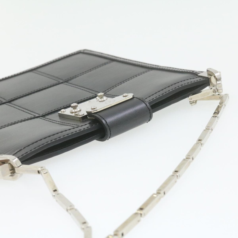 【日本直送】路易威登 Epi Stretch Mojito 單肩包/手拿包 黑色 M54612 LV Auth 21016V-5