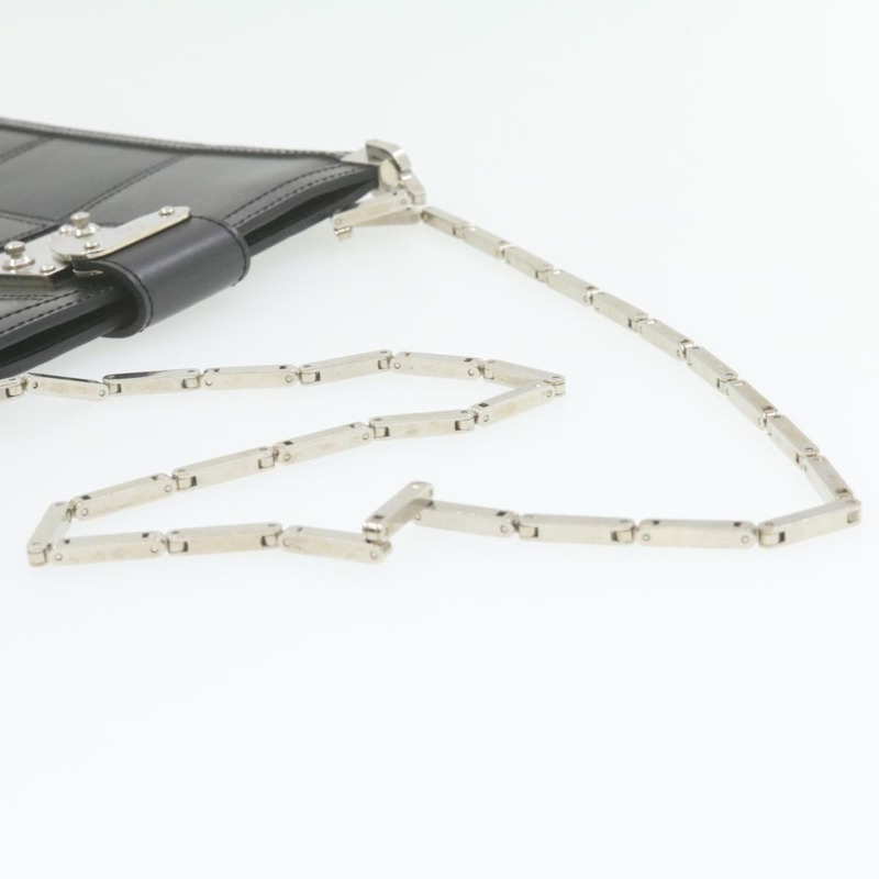 【日本直送】路易威登 Epi Stretch Mojito 單肩包/手拿包 黑色 M54612 LV Auth 21016V-6