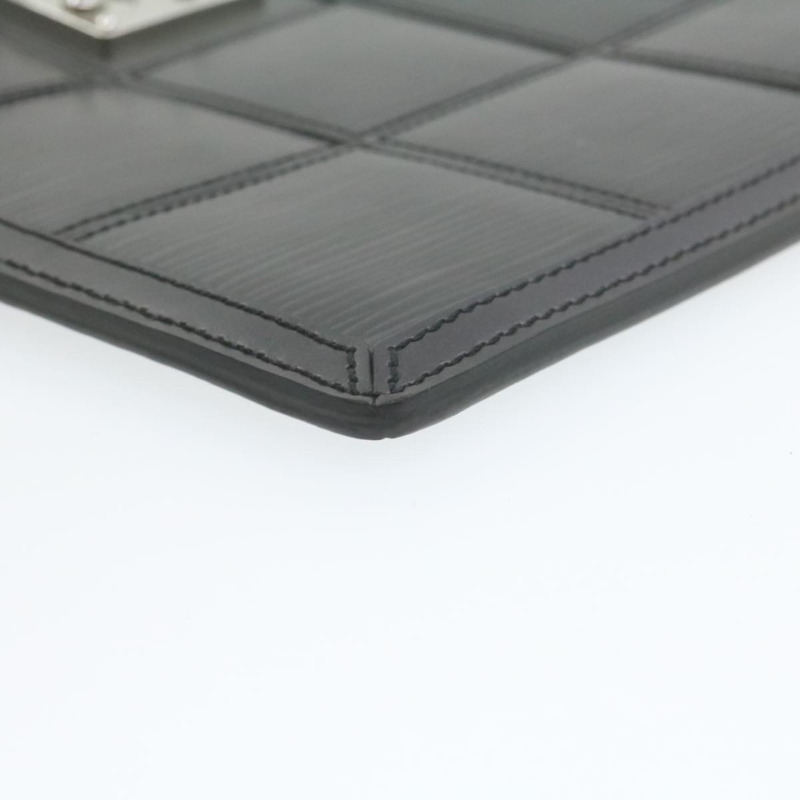 【日本直送】路易威登 Epi Stretch Mojito 單肩包/手拿包 黑色 M54612 LV Auth 21016V-8