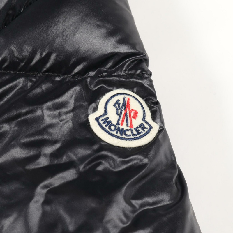MONCLER SERITTE 羽絨衣 1A20000 尼龍黑 二手 女款-4