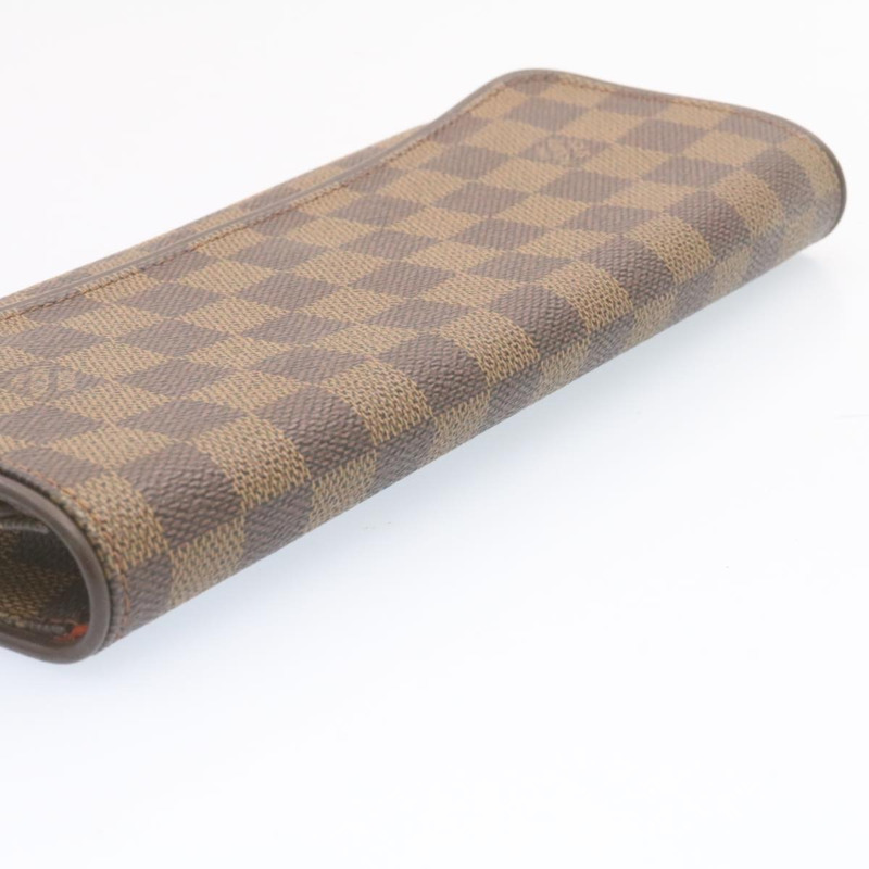 【日本直送】路易威登 Damier Ebene Pochette 雙 GM 單肩包 N51851 LV 正品 24679V-4