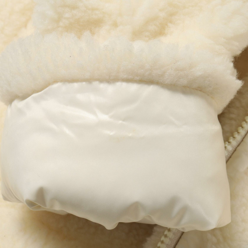 MONCLER BAGAUD 兒童雙面羽絨服，尼龍聚酯混紡，白色，二手女款-8