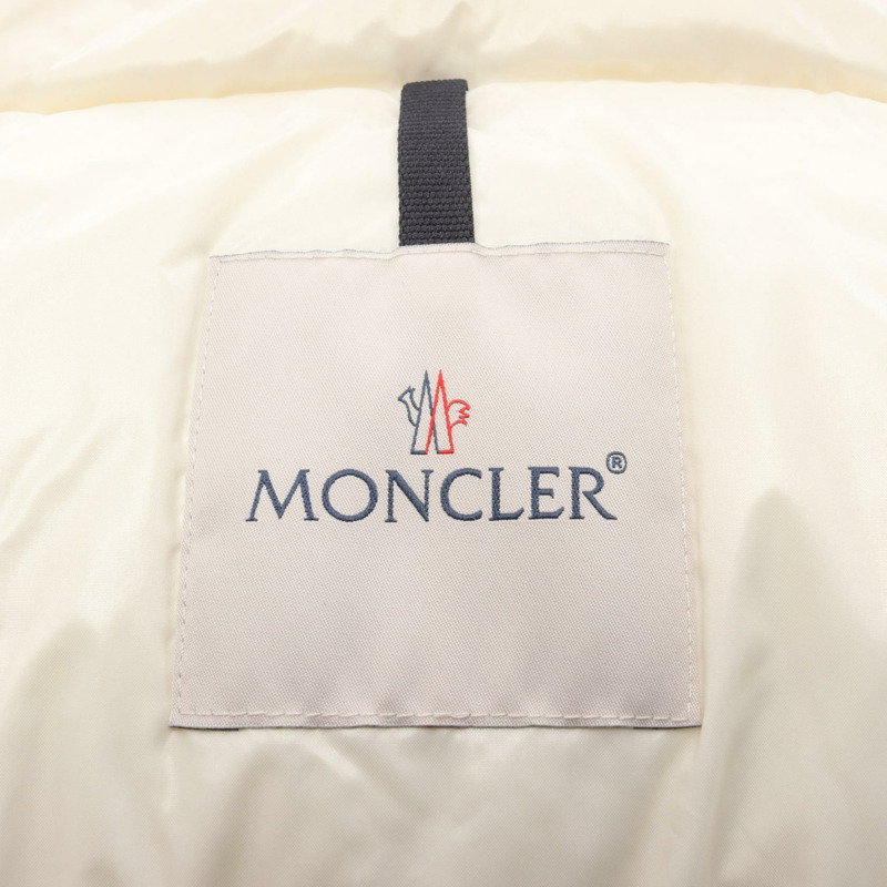 MONCLER DAOS 白色聚酯纖維羽絨服,二手女款-2