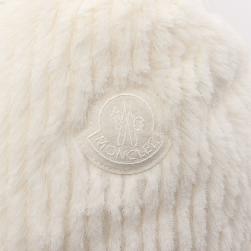 MONCLER DAOS 白色聚酯纖維羽絨服,二手女款-4