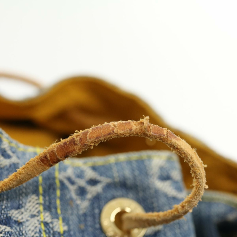 【日本直送】路易威登 Monogram Denim Sac A Dos GM 雙肩包 藍色 M95056 LV Auth 30454V-8