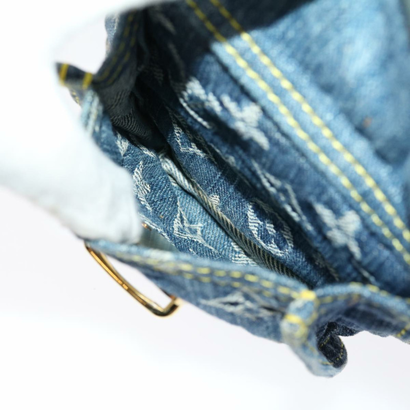 【日本直送】路易威登 Monogram Denim Sac A Dos GM 雙肩包 藍色 M95056 LV Auth 30454V-20