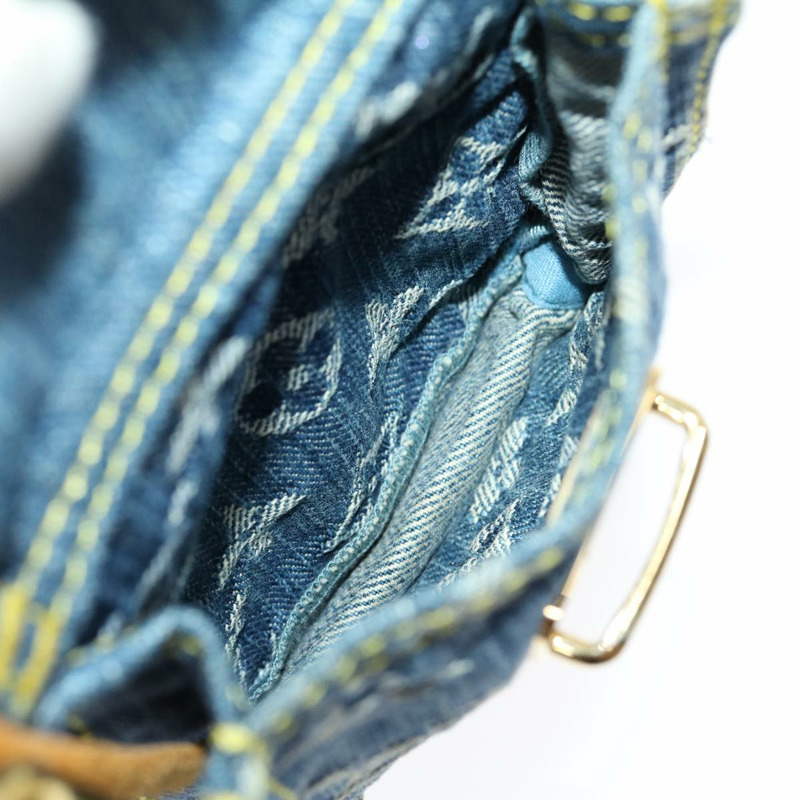 【日本直送】路易威登 Monogram Denim Sac A Dos GM 雙肩包 藍色 M95056 LV Auth 30454V-21