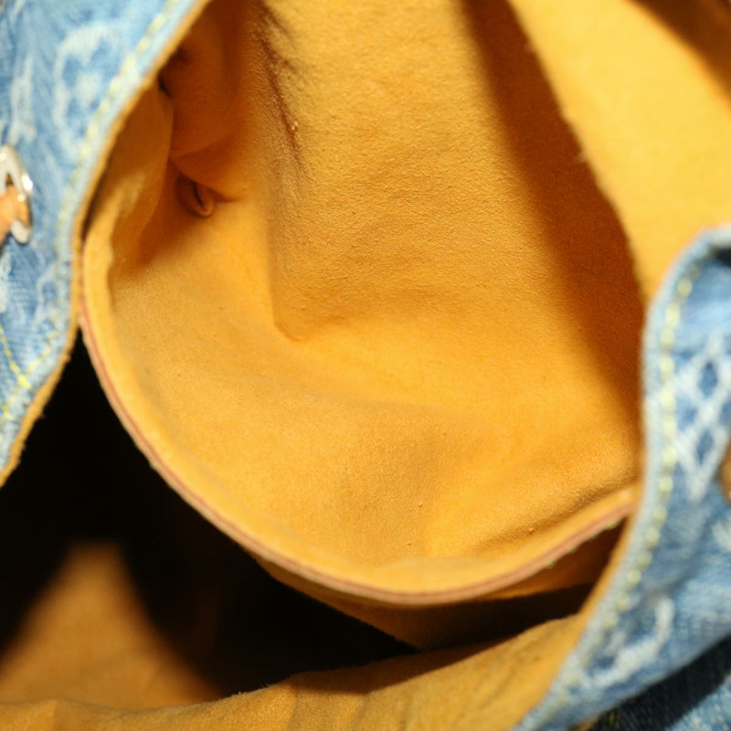 【日本直送】路易威登 Monogram Denim Sac A Dos GM 雙肩包 藍色 M95056 LV Auth 30454V-26