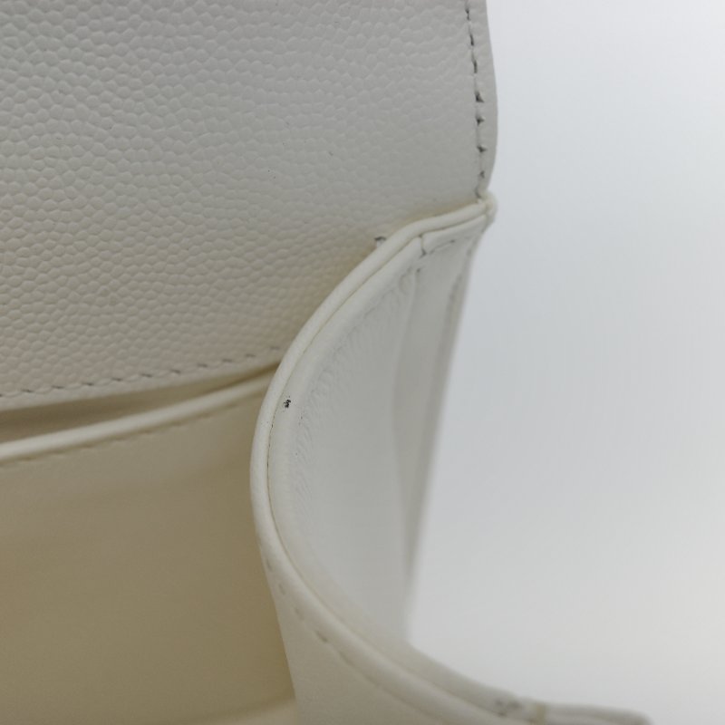 Chanel 香奈兒 Leboy 中型 粒面牛皮 白雪公主 鏈條包 斜挎包 單肩包 兩用包-11