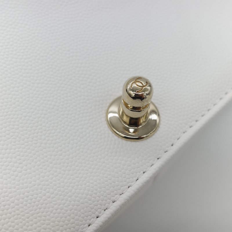 Chanel 香奈兒 Leboy 中型 粒面牛皮 白雪公主 鏈條包 斜挎包 單肩包 兩用包-27