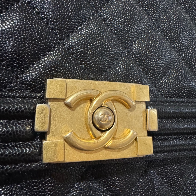 Chanel leboy系列 豎款 荔枝牛皮-12