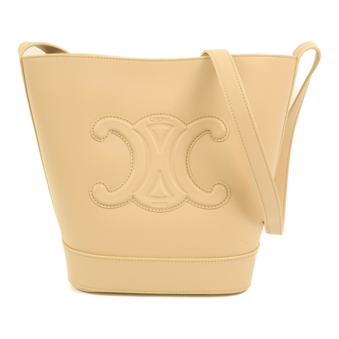 CELINE 牛皮皮革Cuir Triomphe金扣肩背袋