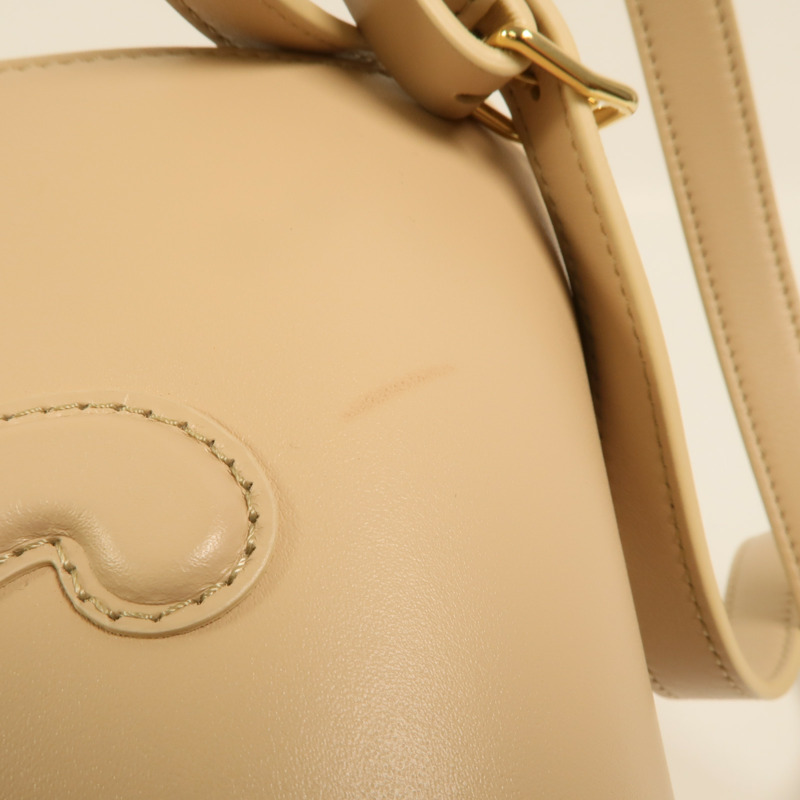 CELINE 牛皮皮革Cuir Triomphe金扣肩背袋-14