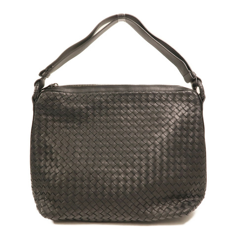 BOTTEGA VENETA 羊皮皮革Shoulder Bag銀扣肩背袋