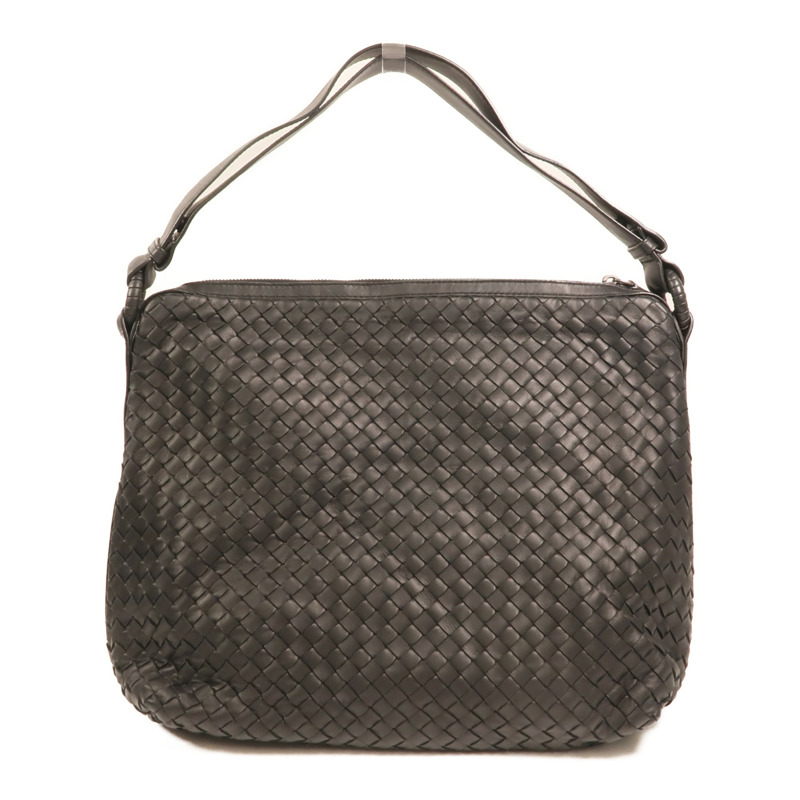 BOTTEGA VENETA 羊皮皮革Shoulder Bag銀扣肩背袋-1
