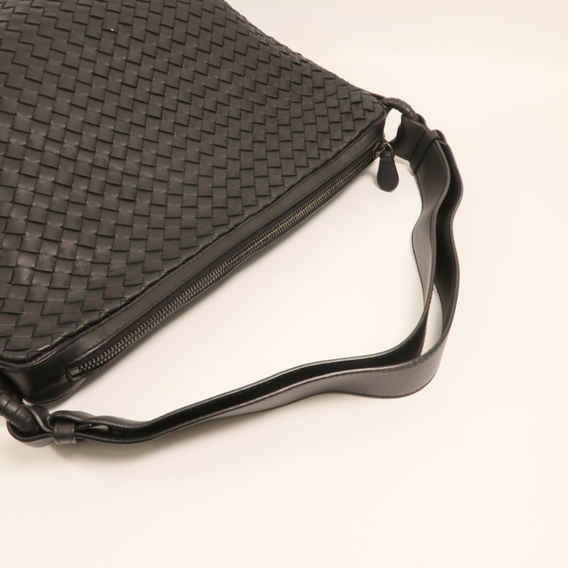 BOTTEGA VENETA 羊皮皮革Shoulder Bag銀扣肩背袋-7