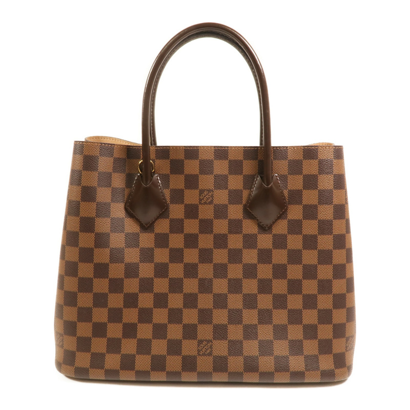 LOUIS VUITTON Damier Kensington金扣手挽肩背兩用袋-1