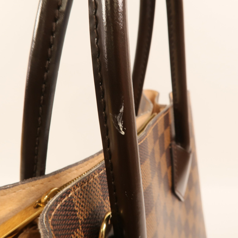 LOUIS VUITTON Damier Kensington金扣手挽肩背兩用袋-16