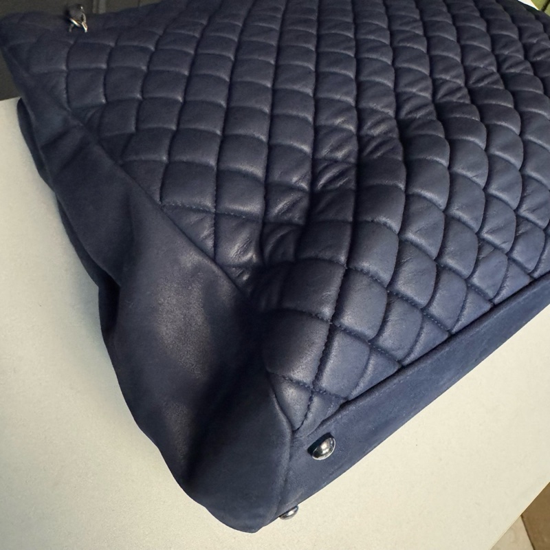 香奈兒Chanel泡芙托特底長34cm左右有鐳射17開原始內里乾淨好成色-9