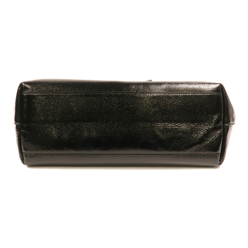 SAINT LAURENT 皮革Bold Tote銀扣肩背袋-3