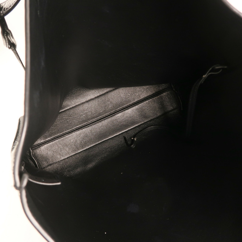 SAINT LAURENT 皮革Bold Tote銀扣肩背袋-4