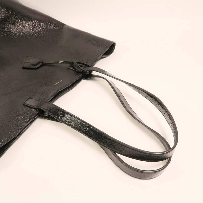 SAINT LAURENT 皮革Bold Tote銀扣肩背袋-7