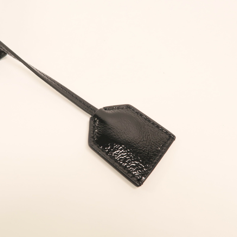 SAINT LAURENT 皮革Bold Tote銀扣肩背袋-10