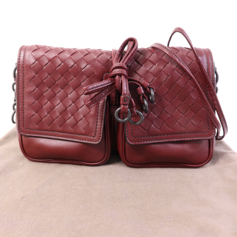 BOTTEGA VENETA 牛皮皮革Shoulder Bag肩背袋-9
