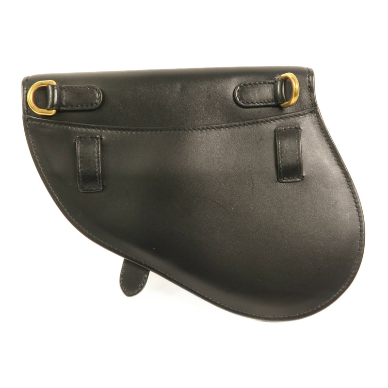 Dior 牛皮皮革Saddle Clutch金扣手拿包-1