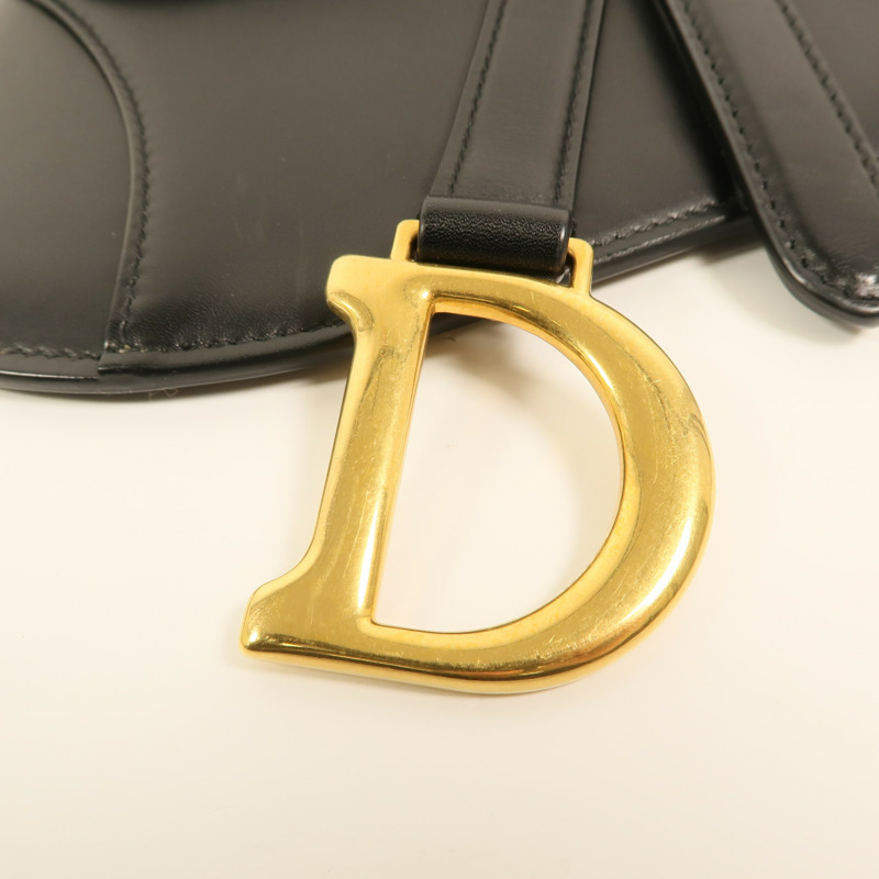 Dior 牛皮皮革Saddle Clutch金扣手拿包-8
